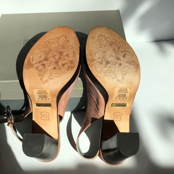 VTG Kenneth Cole Reaction Open toe leather heel - Picture 7 of 8